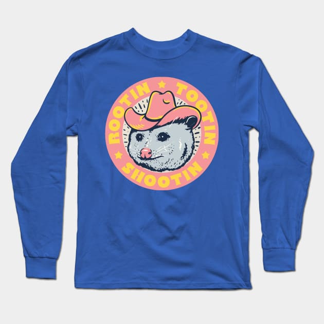 Rootin Tootin - Cowboy Advice 3 Long Sleeve T-Shirt by ceniu